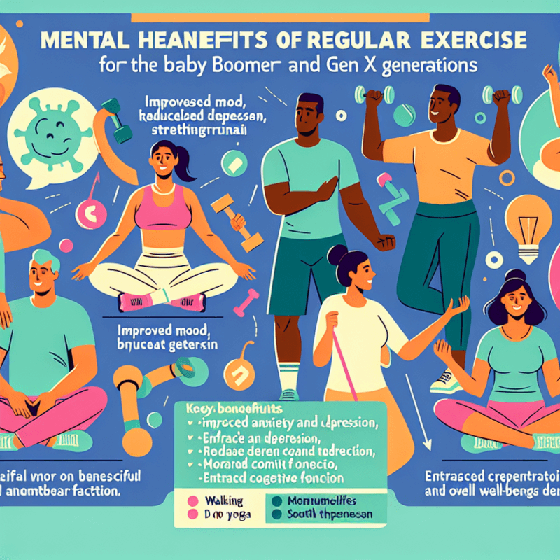 What Are The Mental Health Benefits Of Regular Exercise For Boomers And Gen Xers?