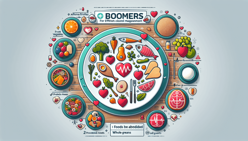 What Are The Dietary Recommendations For Managing Cholesterol Levels In Boomers?