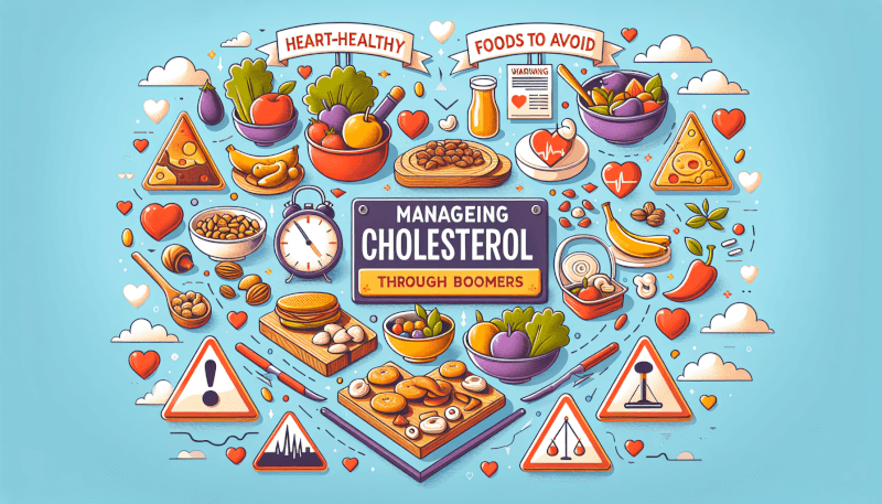 what are the dietary recommendations for managing cholesterol levels in boomers 4
